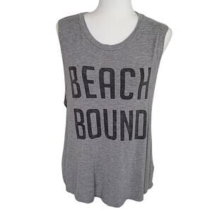 Rock Rose Couture Los Angeles Womens Beach Bound Workout Tank Top Size M